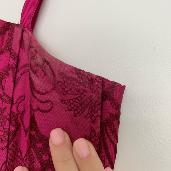Nanette Lenore pink magenta embroidered dress - Picture 5 of 8